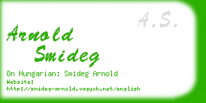 arnold smideg business card